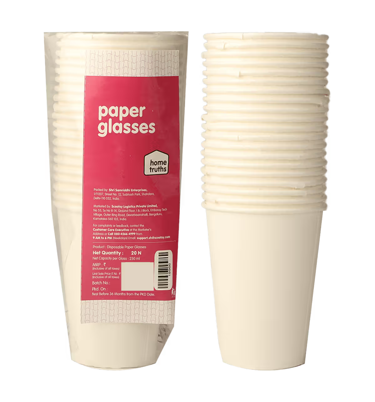 Paper glass usage